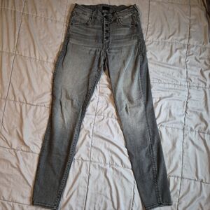 Flawed Mother The Pixie Supermoon (Gray)  Exposed Button, Size 28